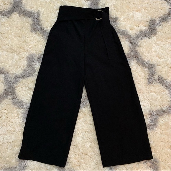 Forever 21 Wide Leg Black Dressy Pants - Picture 1 of 6